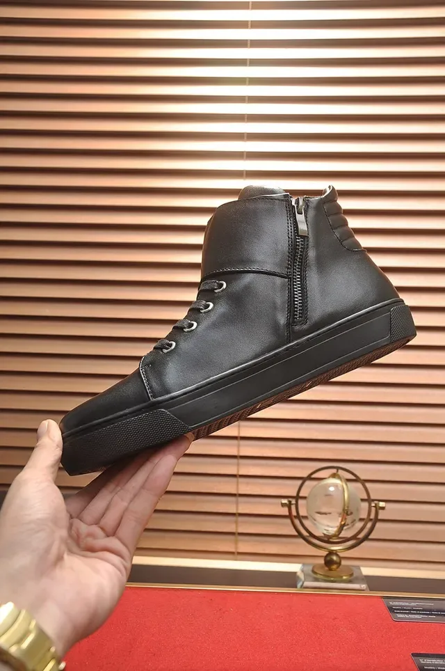 Philipp Plein High-Top Leather Sneaker Black Lifestyle Sneakers 4