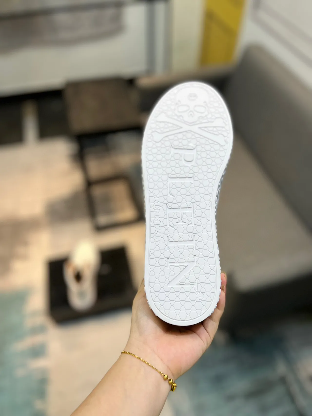 Philipp Plein Edição Limitada Crânio High-Top Lifestyle Sneaker 9