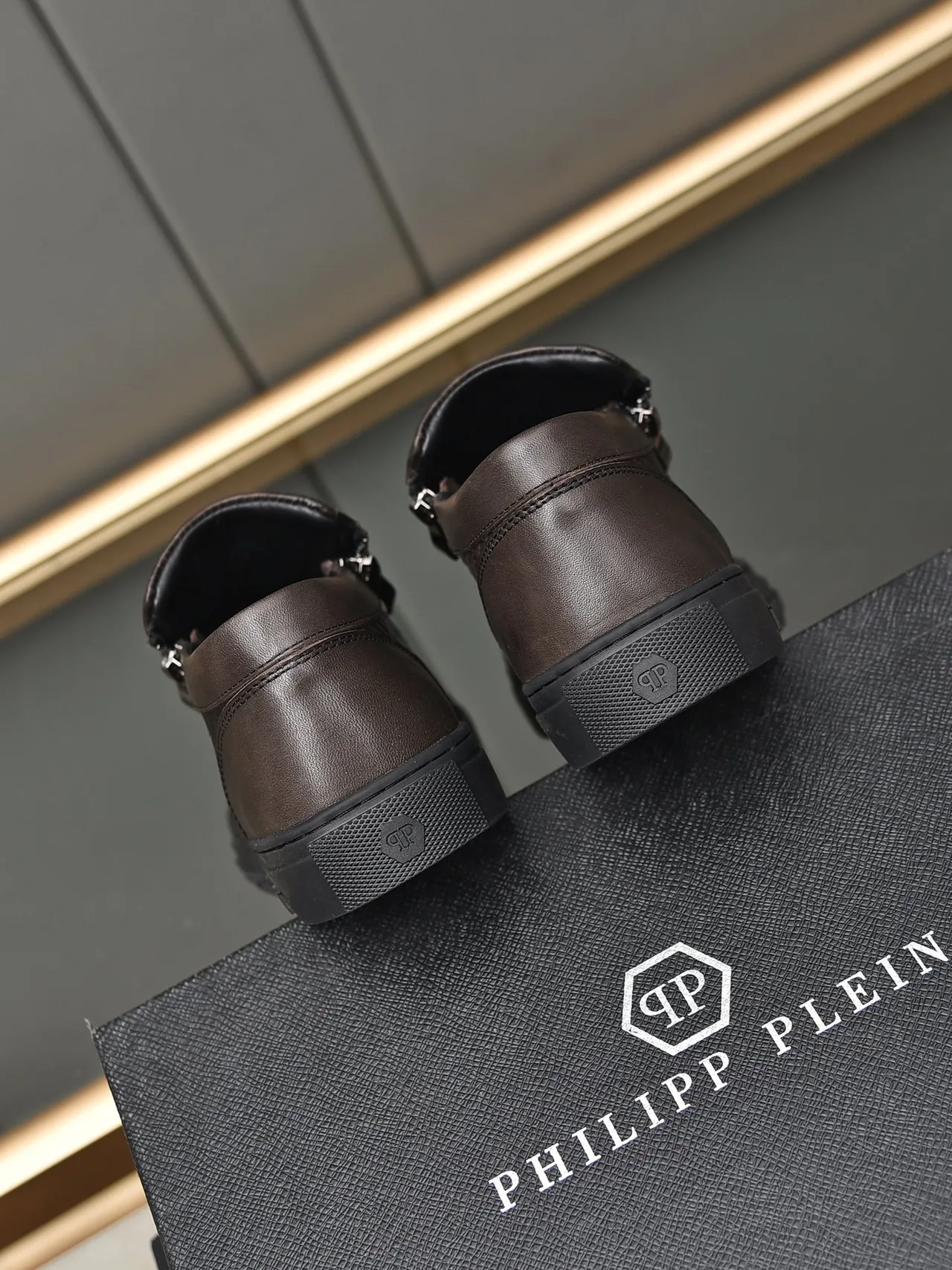 Philipp Plein Chaussures Casuales Slip-On à Fermeture Éclair et Embossage Serpent 3