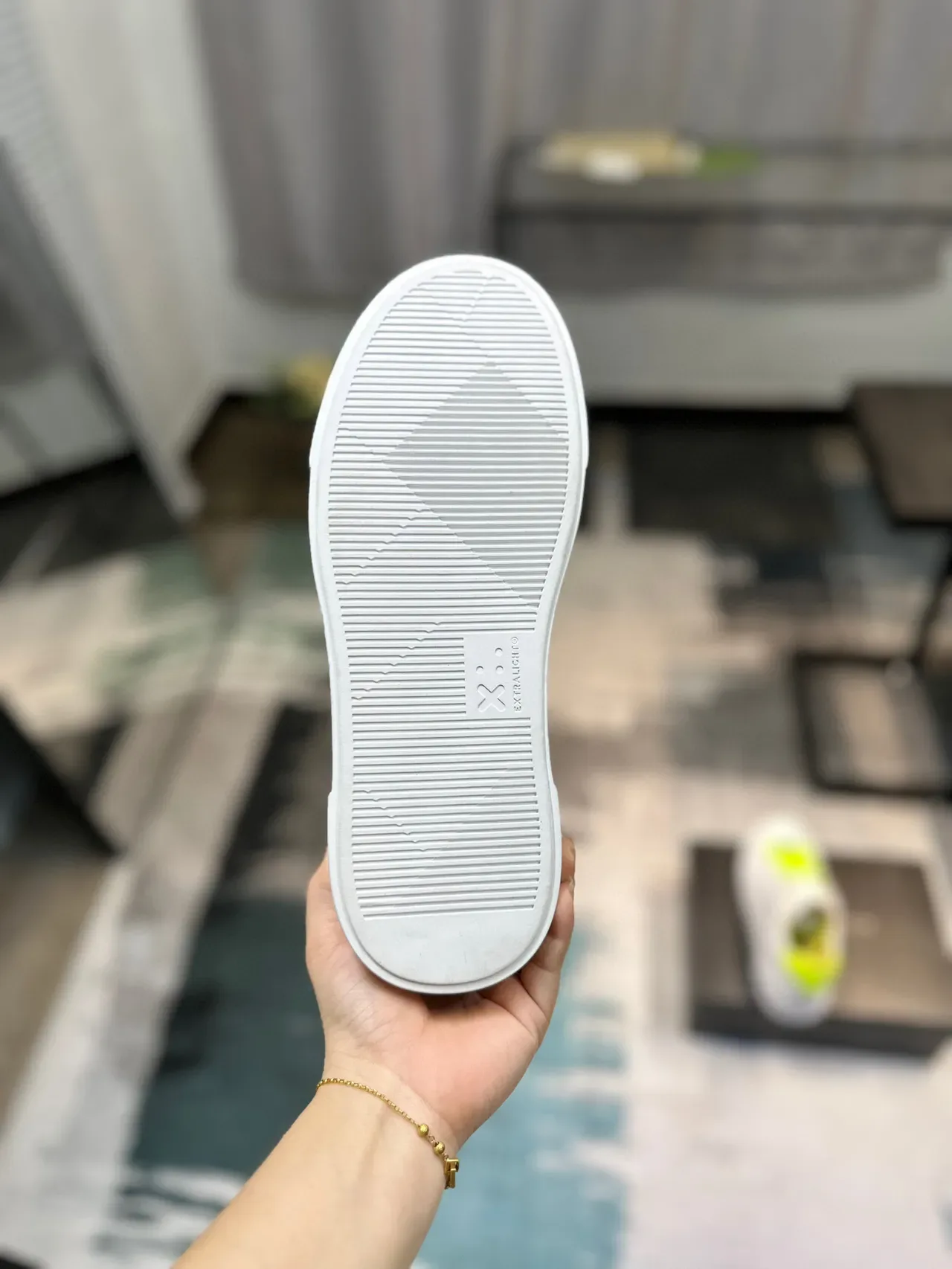 Philipp Plein White and Neon Lime Green Platform Lifestyle Sneakers 9