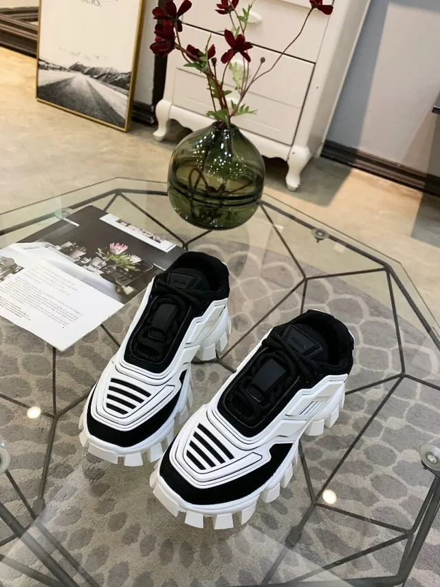 Prada Cloudbust Black and White Chunky Sneakers 5