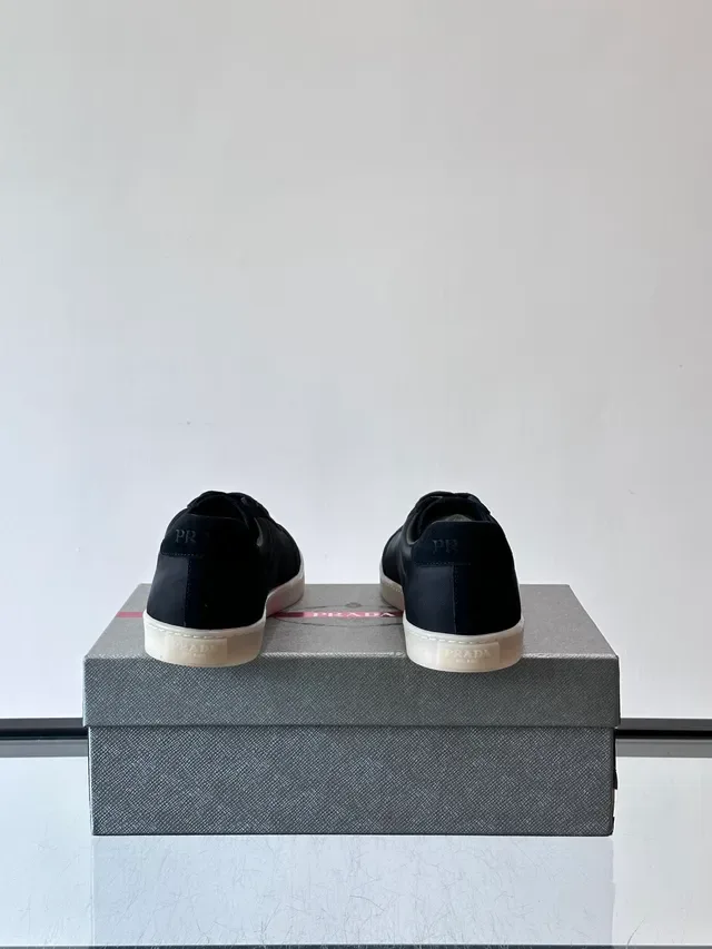Prada Cloudbust Black Beige Low-Top Mixed-Material Upper Lifestyle Sneakers 3