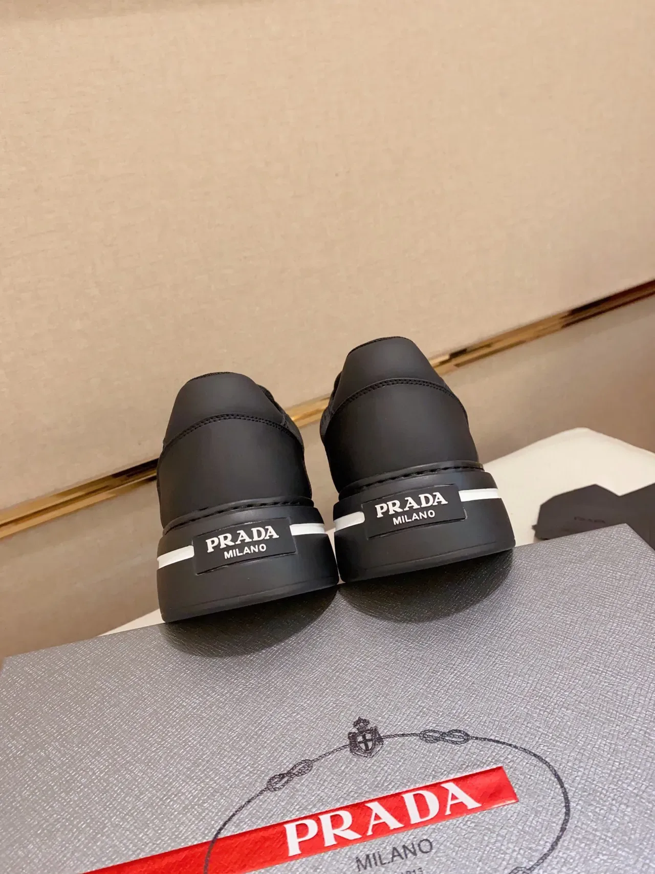 Prada Cloudbust Black Mesh and Synthetic Platform Lifestyle Sneakers 9