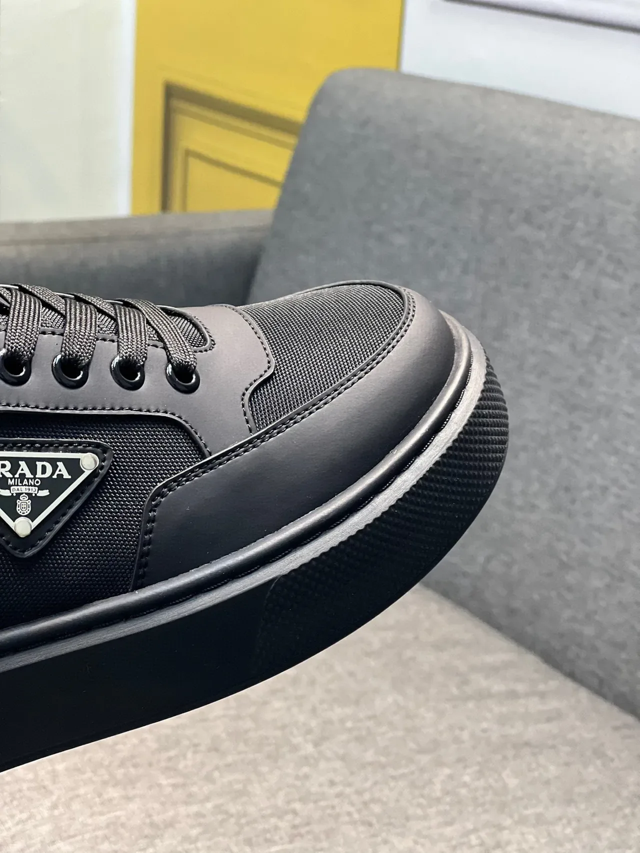 Prada Cloudbust Black Platform Lifestyle Sneakers 3
