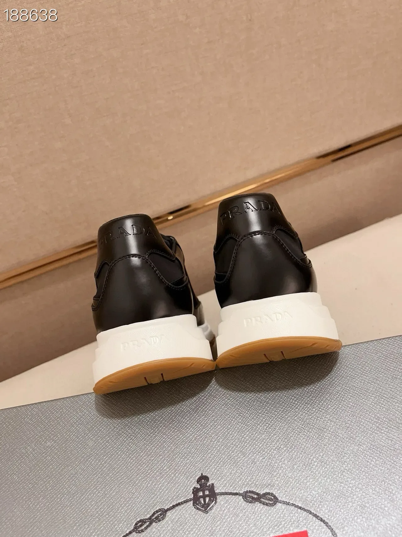 Prada Cloudbust Black White Gum Lifestyle Sneakers 2