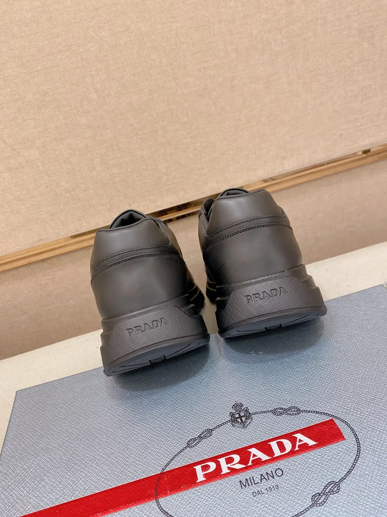 Prada Cloudbust Monochrome Black Chunky Sneakers 3