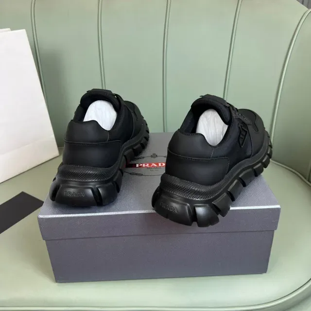 Prada Cloudbust Monochrome Black Lifestyle Sneakers 3