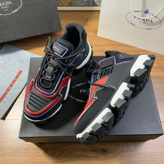 Prada Cloudbust Multicolor Accent Chunky Sneakers 2