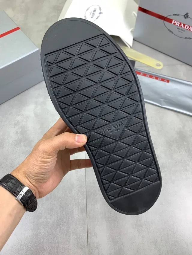 Prada Cloudbust White and Black Lifestyle Sneakers 3