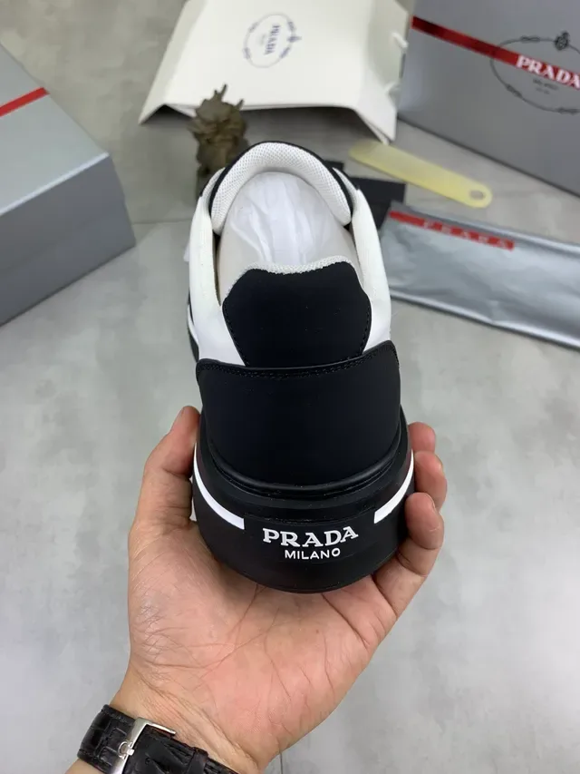 Prada Cloudbust White and Black Lifestyle Sneakers 4