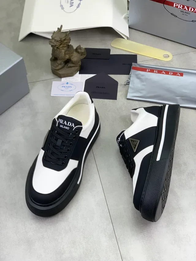 Prada Cloudbust White and Black Lifestyle Sneakers 5