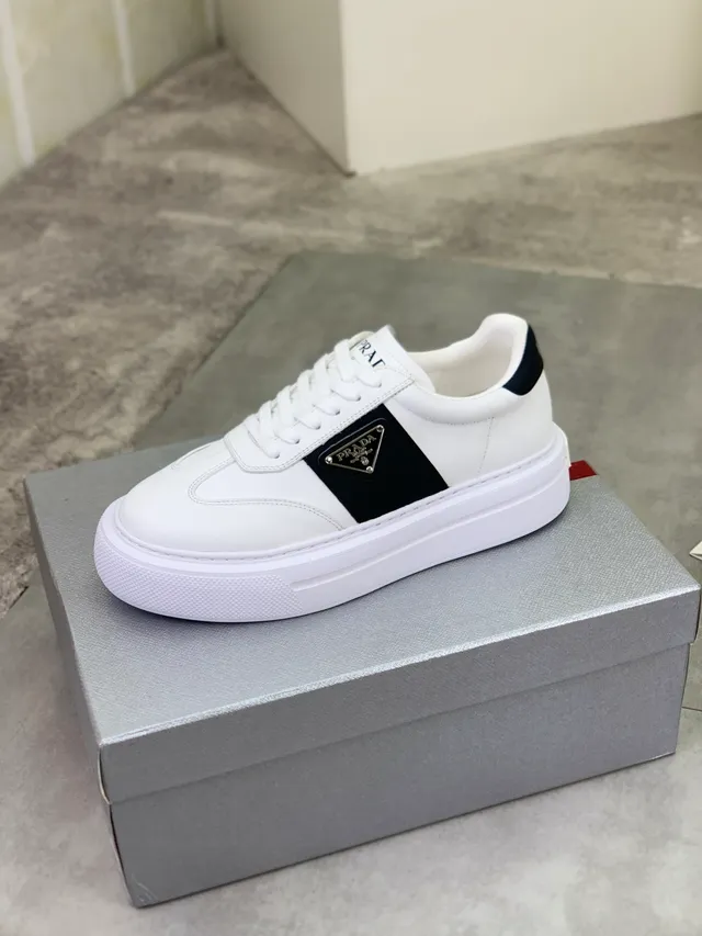 Prada Cloudbust White and Black Lifestyle Sneakers 4
