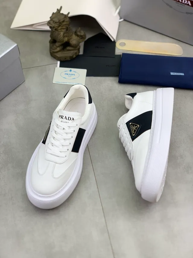 Prada Cloudbust White and Black Lifestyle Sneakers 5