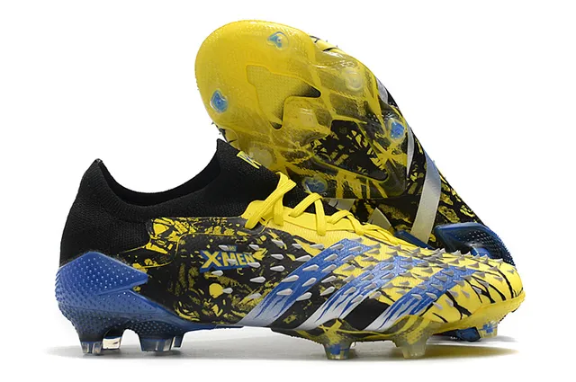 Chaussures de football Puma Future Z Multicolore Upper en tricot à coupe basse Cage Jaune néon en terrain ferme 6