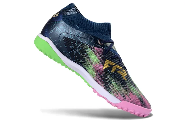 Puma Future Z Multicolore Marine Collet Tricoté Ajusté Lacets Asymétriques Gazon Chaussures de Football 2