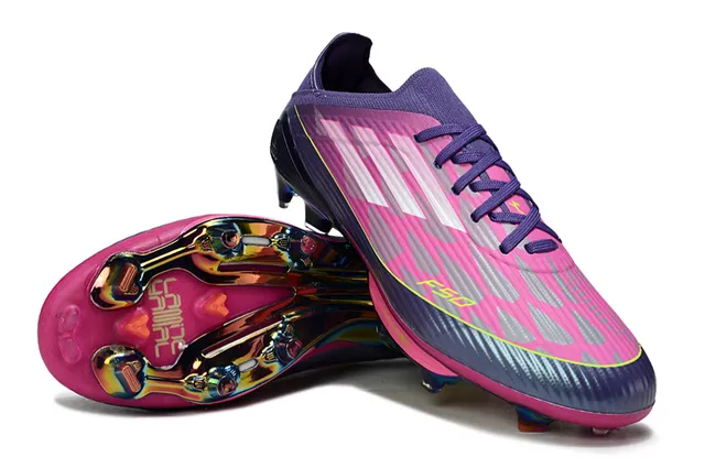 Puma Future Z গোলাপি বেগুনি নিম্ন-কাট সক-ফিট কলার ফার্ম-গ্রাউন্ড ফুটবল জুতা 12