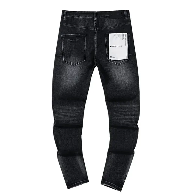 Purple Brand Distressed Black Slim-Fit Jeans 3