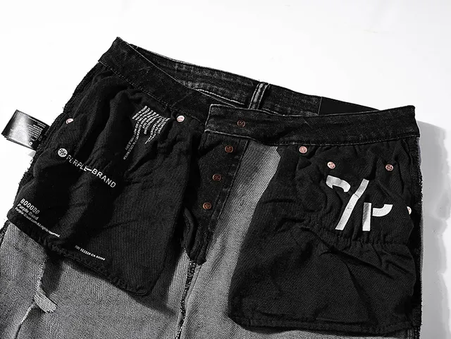 Purple Brand Distressed Black Slim-Fit Jeans 6