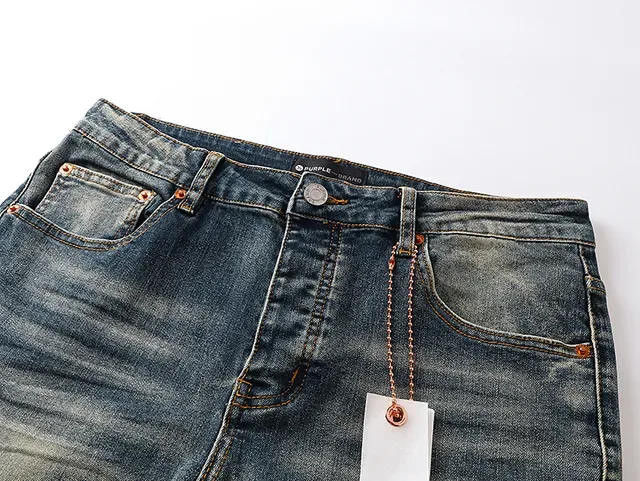 Purple Brand Distressed Paint-Splatter Flared Jeans 4