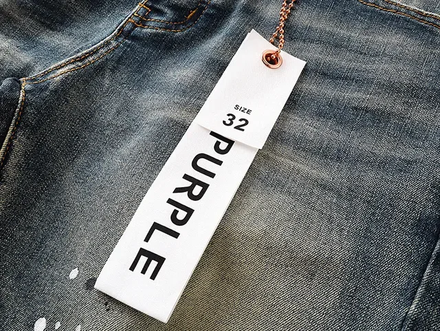 Purple Brand Distressed Paint-Splatter Flared Jeans 9