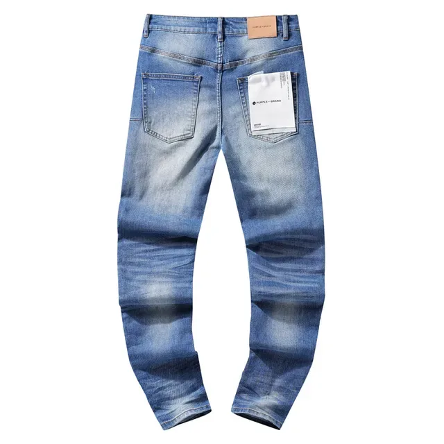 Purple Brand Medium-Wash Distressed Slim-Tapered Jeans 3