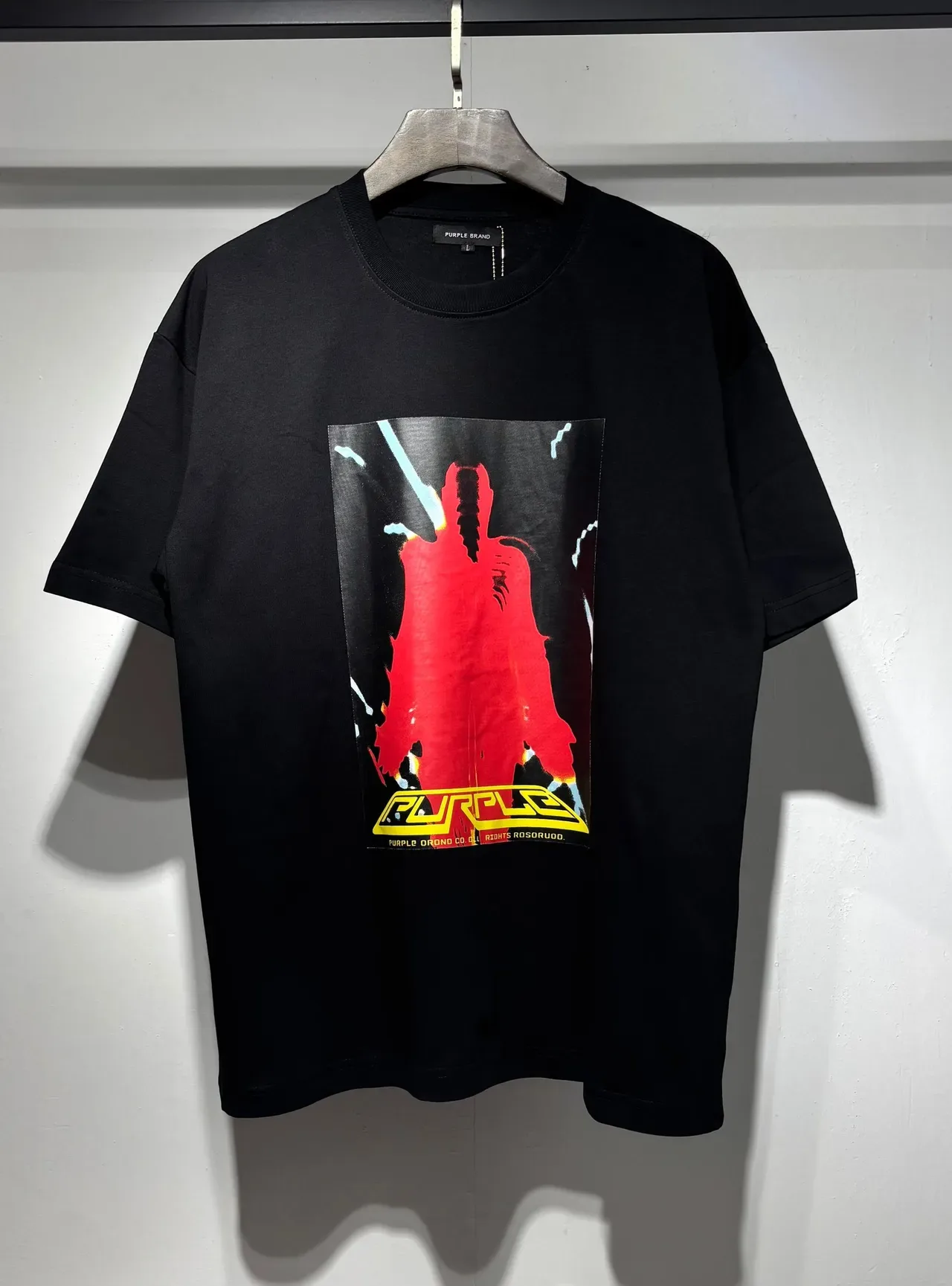 Purple Brand Oversized Graphic Print T-Shirt 3