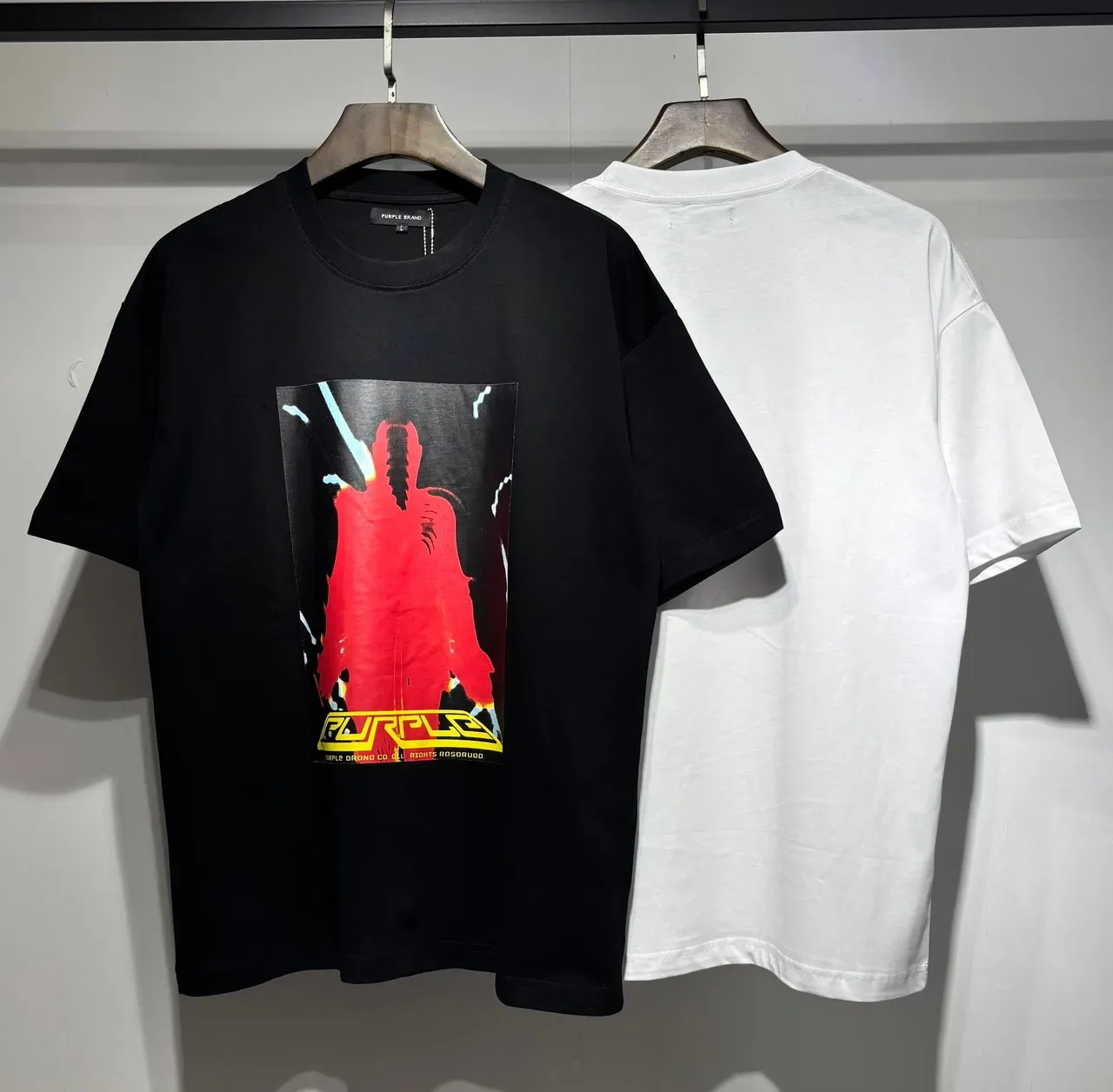 Purple Brand Oversized Graphic Print T-Shirt 5