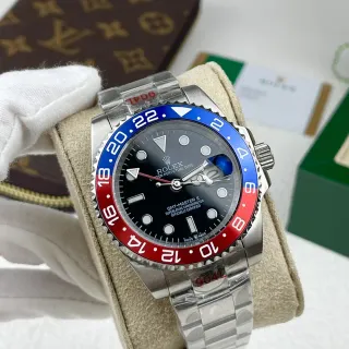 Rolex GMT-Master II Pepsi Black Dial Mechanical Watch