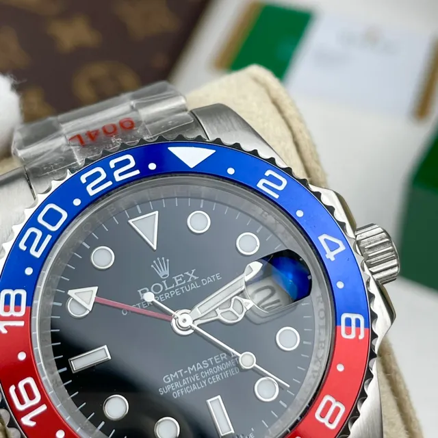 Rolex GMT-Master II Pepsi Black Dial Mechanical Watch 8