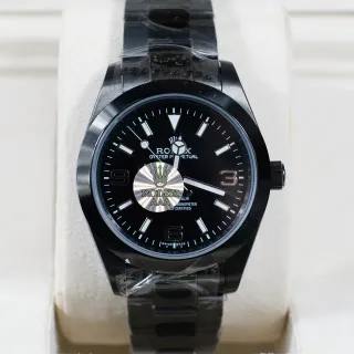 Rolex Oyster Perpetual Black Dial Mechanical Watch