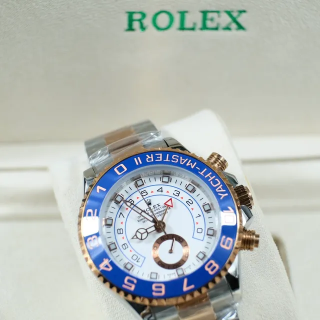 Rolex Yacht-Master II Bézel Bleu Bi-couleur Montre Mécanique 3