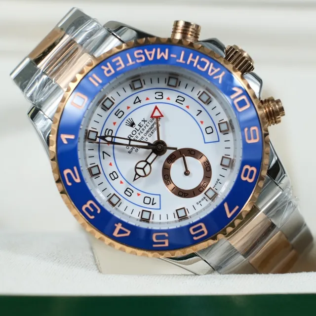 Rolex Yacht-Master II Bézel Bleu Bi-couleur Montre Mécanique 6