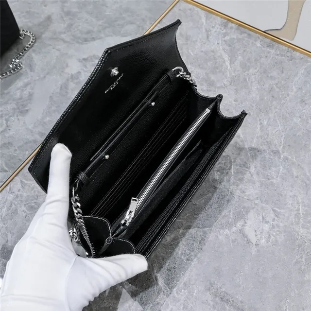 Saint Laurent Beige Or Matelassé Couture Chevron Flap d'enveloppe Sac à chaîne 2