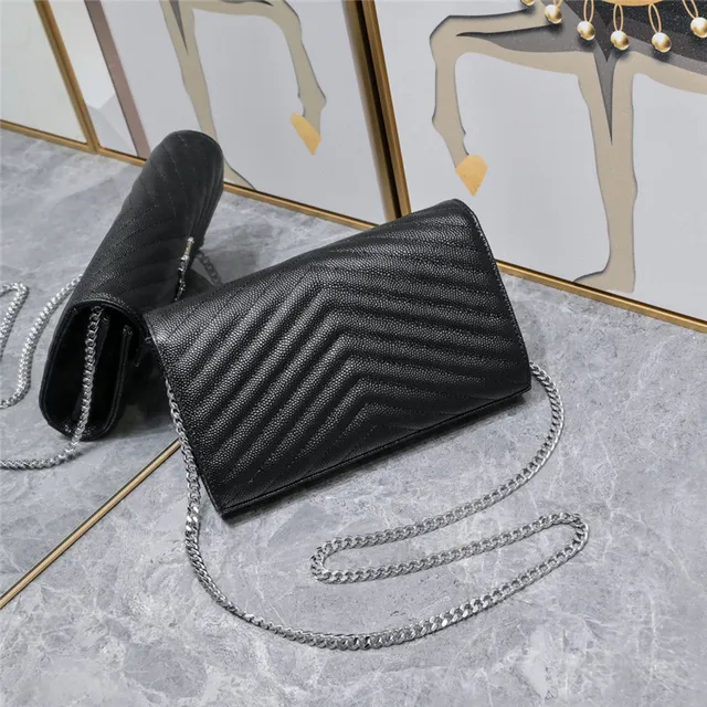 Saint Laurent Beige Or Matelassé Couture Chevron Flap d'enveloppe Sac à chaîne 7