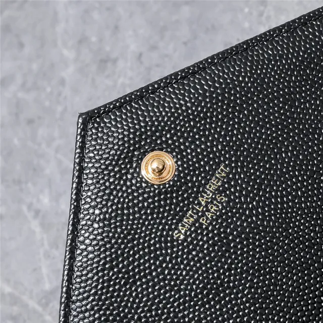 Saint Laurent Beige Or Matelassé Couture Chevron Flap d'enveloppe Sac à chaîne 15