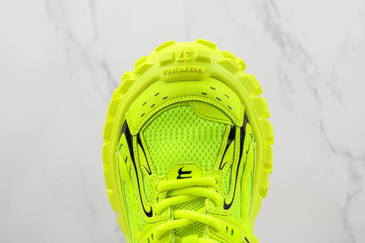Salomon Yellow Black Chunky Trail Runner Neon Monochrome Running Shoes 6