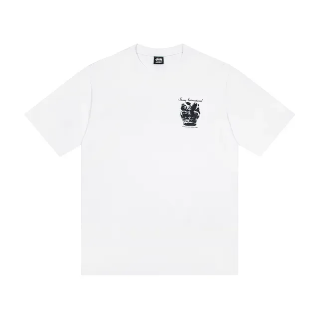 Stussy International Crown Dog Graphic T-Shirt 4