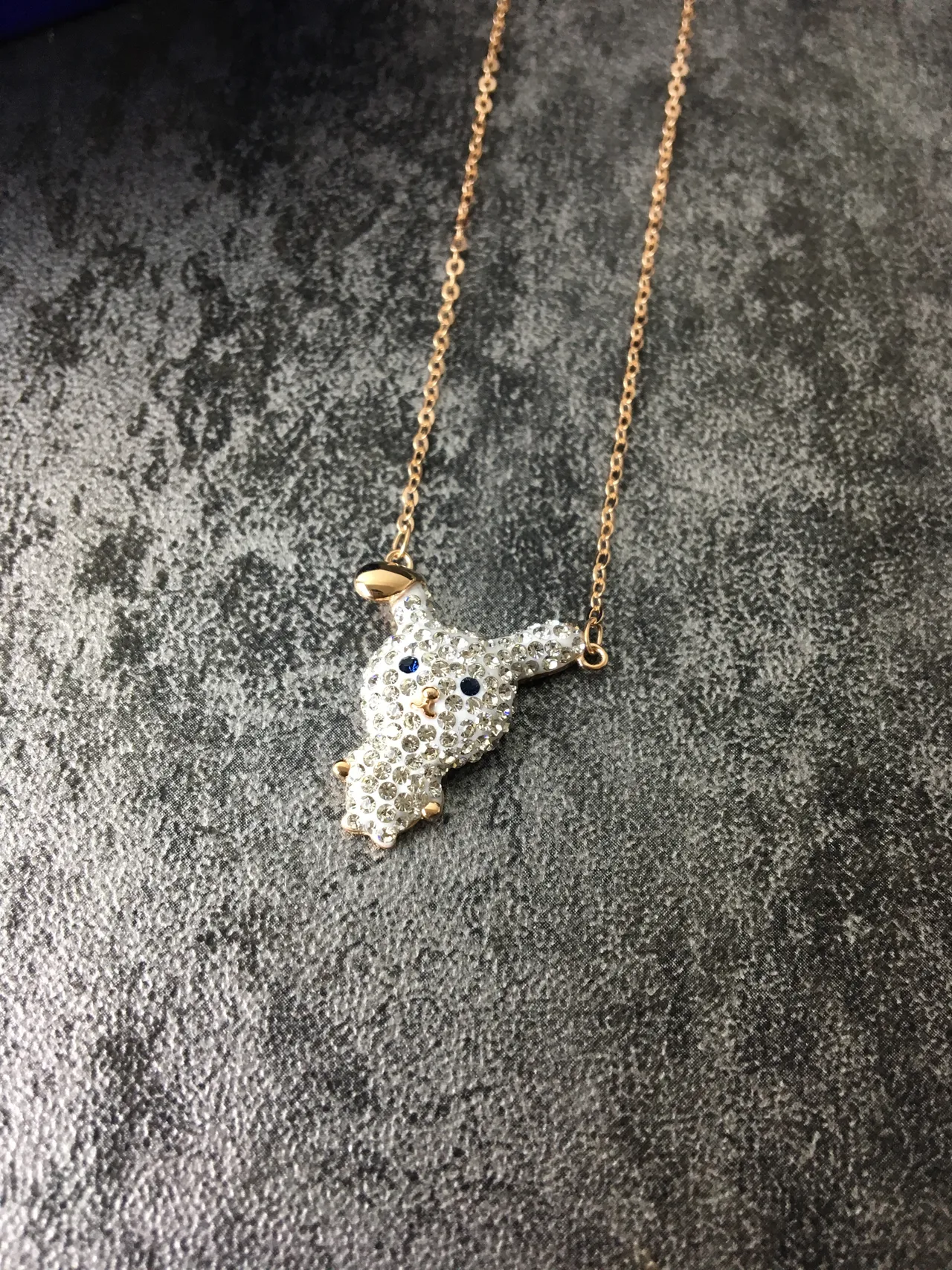 Swarovski Collier pendentif animal incrusté de cristaux 5