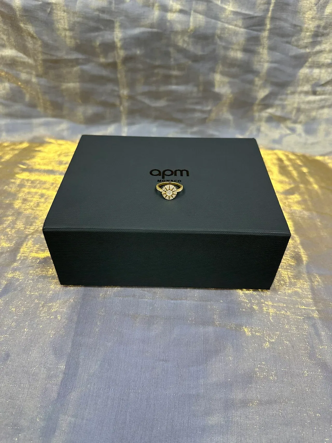 Tiffany & Co. Anel Floral Pavé Diamantes em dourado 6