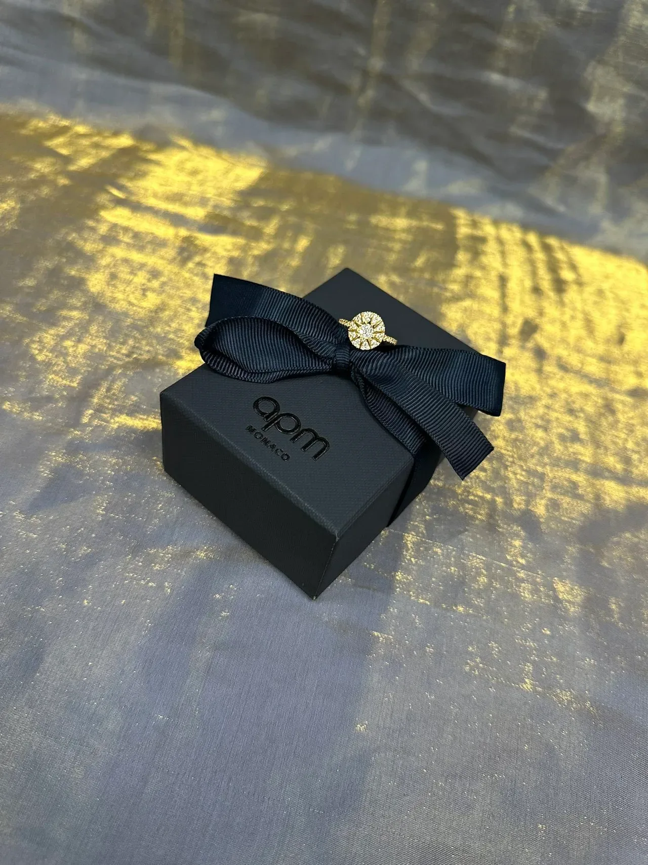 Tiffany & Co. Anel Floral Pavé Diamantes em dourado 7