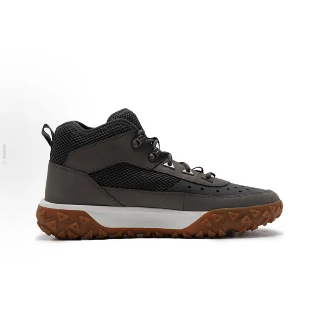 Timberland Gray Brown Mid-Cut Mesh-and-Synthetic Upper Hiking Boots 2