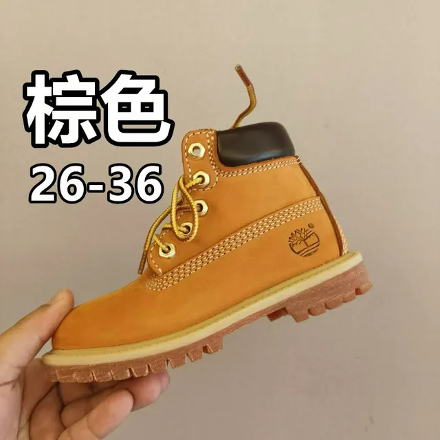 Timberland Premium 6-Inch Brown Beige Nubuck Upper Contrast Stitching Work Boots 3