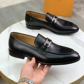 Tod's Horsebit Loafer Black Leather Slip-On Loafers