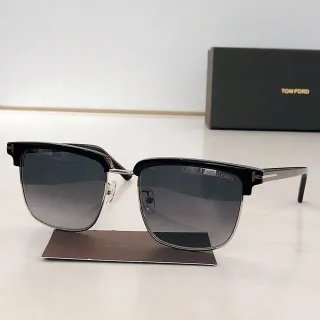 Tom Ford Harper Black and Silver Gradient Sunglasses