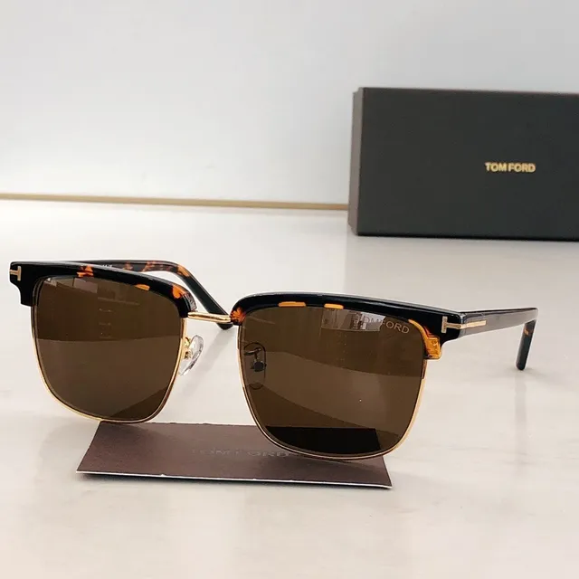 Tom Ford Harper Black and Silver Gradient Sunglasses 4