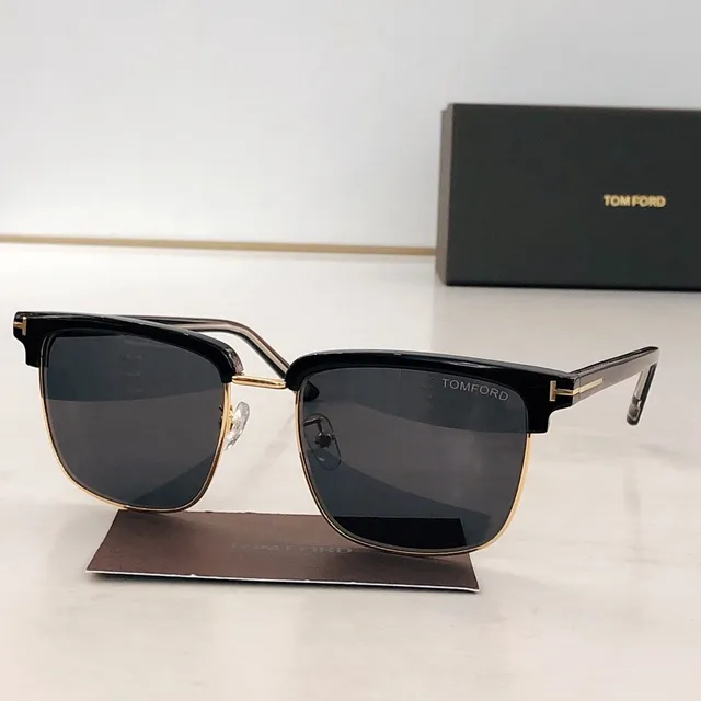 Tom Ford Harper Black and Silver Gradient Sunglasses 5