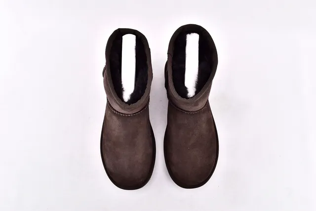 UGG Classic Mini Brown Suede Snow Boots 3