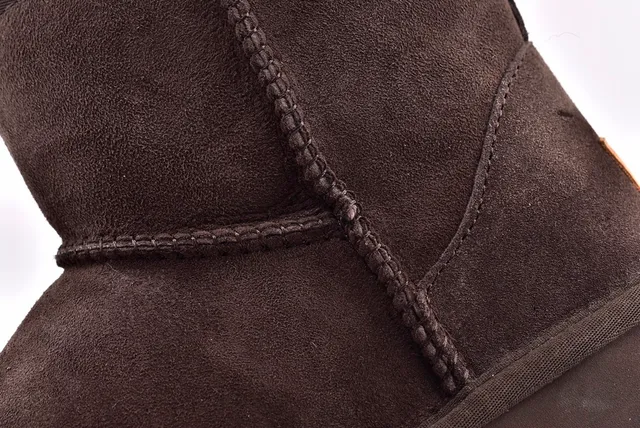 UGG Classic Mini Brown Suede Snow Boots 4
