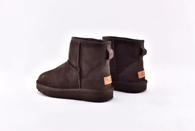 UGG Classic Mini Brown Suede Snow Boots 14