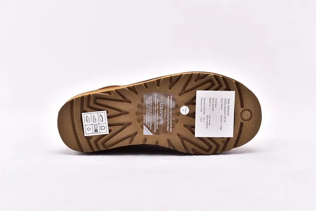 UGG Classic Mini Chestnut Suede Snow Boots 13